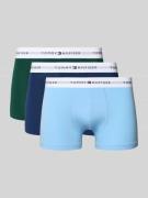 Tommy Hilfiger Trunks aus Baumwoll-Mix im 3er-Pack in Dunkelgruen, Grö...