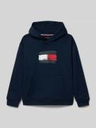 Tommy Hilfiger Kids Regular Fit Hoodie aus Baumwoll-Mix in Marine, Grö...