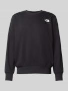 The North Face Sweatshirt mit Label-Print in Black, Größe XL