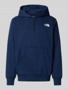 The North Face Hoodie mit Label-Print in Marine, Größe L