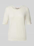 Christian Berg Woman Selection Strickpullover mit 1/2-Ärmel in Ecru, G...