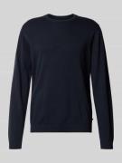 Jack & Jones Longsleeve mit Rundhalsausschnitt in Marine, Größe L