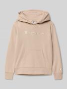CHAMPION Hoodie mit Kapuze in Beige, Größe 128