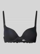 Marc O'Polo BH mit Spitzen-Brustband in Black, Größe 75C