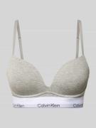Calvin Klein Underwear Push-up-BH mit Label-Bund in Hellgrau, Größe 70...
