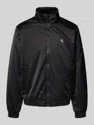 Calvin Klein Jeans Bomberjacke mit Logo-Print in Black, Größe L