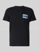 Tommy Jeans Regular Fit T-Shirt aus reiner Baumwolle in Black, Größe L