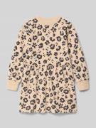 s.Oliver RED LABEL Tailliertes Sweatkleid aus Baumwoll-Mix in Ecru, Gr...