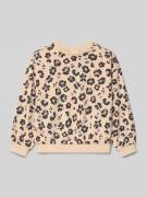 s.Oliver RED LABEL Oversized Sweatshirt aus Baumwoll-Mix in Ecru, Größ...