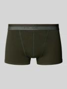HOM Trunks mit Label-Bund in Khaki, Größe L