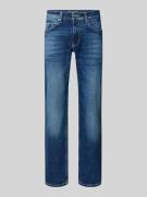 MAC Slim Fit Jeans im 5-Pocket-Design in Blau, Größe 31/30