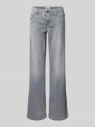 Cambio Wide Fit Jeans mit Eingrifftaschen Modell 'TESS' in Hellgrau, G...