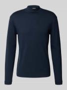 Drykorn Longsleeve mit Stehkragen Modell 'MORITZO' in Marine, Größe L