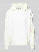 adidas Sportswear Hoodie mit Strukturmuster in Offwhite, Größe L