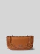 Guess Crossbody Bag mit Label-Detail Modell 'TATUM' in Cognac, Größe 1