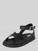 Steve Madden Sandalen aus Leder mit Ziernieten Modell 'MYRRINE' in Bla...