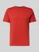 Lerros T-Shirt mit Logo-Stitching in Rot, Größe L