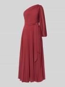Forever New Abendkleid mit Plisseefalten Modell 'Mina' in Bordeaux, Gr...
