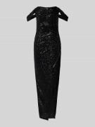 Lipsy Abendkleid mit Paillettenbesatz in Black, Größe 36