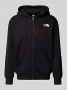 The North Face Sweatjacke mit Label-Stitching in Black, Größe L
