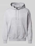The North Face Hoodie mit Label-Stitching in Hellgrau, Größe L
