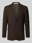 SELECTED HOMME Slim Fit Anzugsakko mit Woll-Anteil Modell 'NEIL' in Du...