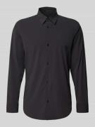 ARMANI EXCHANGE Regular Fit Freizeithemd mit Kentkragen in Black, Größ...