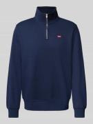 Levi's® Sweatshirt mit Troyer-Kragen in Marine, Größe L