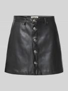 Only Regular Fit Mini-Rock in Lederoptik Modell 'AMAZING-LIORA' in Bla...