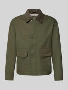 Jack & Jones Premium Jacke mit aufgesetzten Pattentaschen in Khaki, Gr...