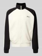KARL KANI Sweatjacke mit Label-Detail Modell 'Kani' in Weiss, Größe XL