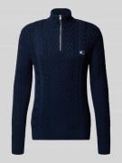 Tommy Jeans Regular Fit Strickpullover aus reiner Baumwolle in Marine,...