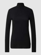 Marc O'Polo Denim Longsleeve mit Rollkragen in Black, Größe S