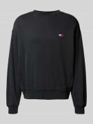 Tommy Jeans Regular Fit Sweatshirt aus reiner Baumwolle in Black, Größ...