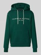 Tommy Hilfiger Oversized Hoodie aus Baumwoll-Mix in Bottle, Größe L