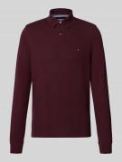 Tommy Hilfiger Regular Fit Poloshirt aus Baumwoll-Mix in Bordeaux, Grö...