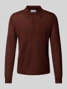 Tiger Of Sweden Strickpullover aus Merinowolle mit Kentkragen in Borde...