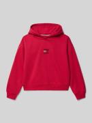 Tommy Hilfiger Teens Regular Fit Hoodie aus Baumwoll-Mix in Kirsche, G...