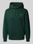 Gant Hoodie mit Kapuze in Dunkelgruen, Größe L