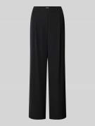 Jake*s Collection Wide Fit Stoffhose mit elastischem Bund in Black, Gr...