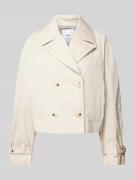 Mango Jacke mit Reverskragen in Offwhite, Größe S