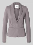 Only Regular Fit Blazer aus Viskose-Mix Modell 'POPTRASH LIFE' in Mitt...