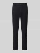 MAC Slim Fit Chino mit verkürztem Schnitt Modell 'TURN UP' in Dunkelbl...