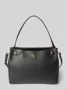 BOSS Tote Bag aus Rindsleder Modell 'B_ICON' in Black, Größe 1