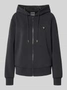 Guess Activewear Sweatjacke mit Label-Detail Modell 'OLYMPE' in Black,...