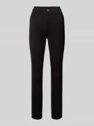 LIU JO SPORT Skinny Fit Jeans mit Eingrifftaschen in Black, Größe XS