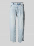 MAC Straight Fit Jeans mit seitlichen Ziernähten Modell 'Aleksa' in He...