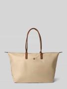 Tommy Hilfiger Tote-Bag mit Reißverschluss in Beige, Größe 1