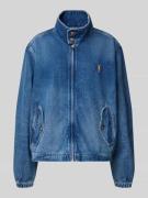 Polo Ralph Lauren Jeansjacke mit Logo-Stitching in Jeansblau, Größe M