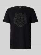 Antony Morato Regular Fit T-Shirt mit Animal-Print Modell 'Jer' in Bla...